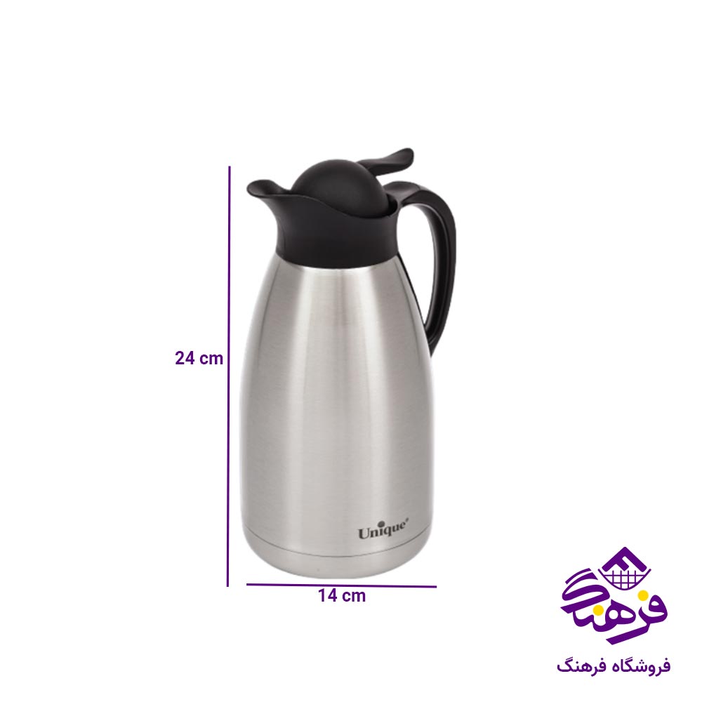 فلاسک یونیک استیل 1.5 لیتر کد 1982