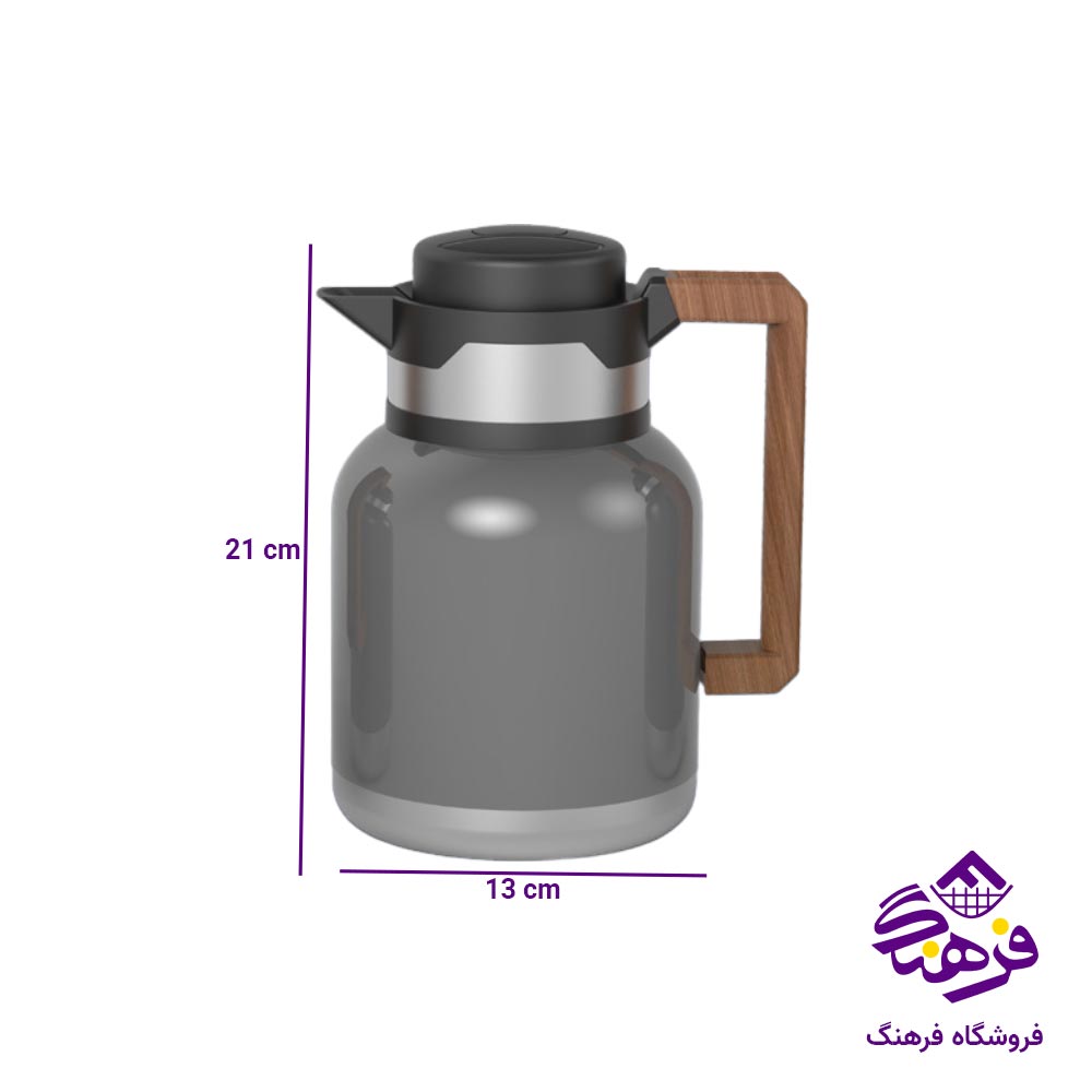 فلاسک یونیک بدون شیشه 1.5 لیتر کد 1858