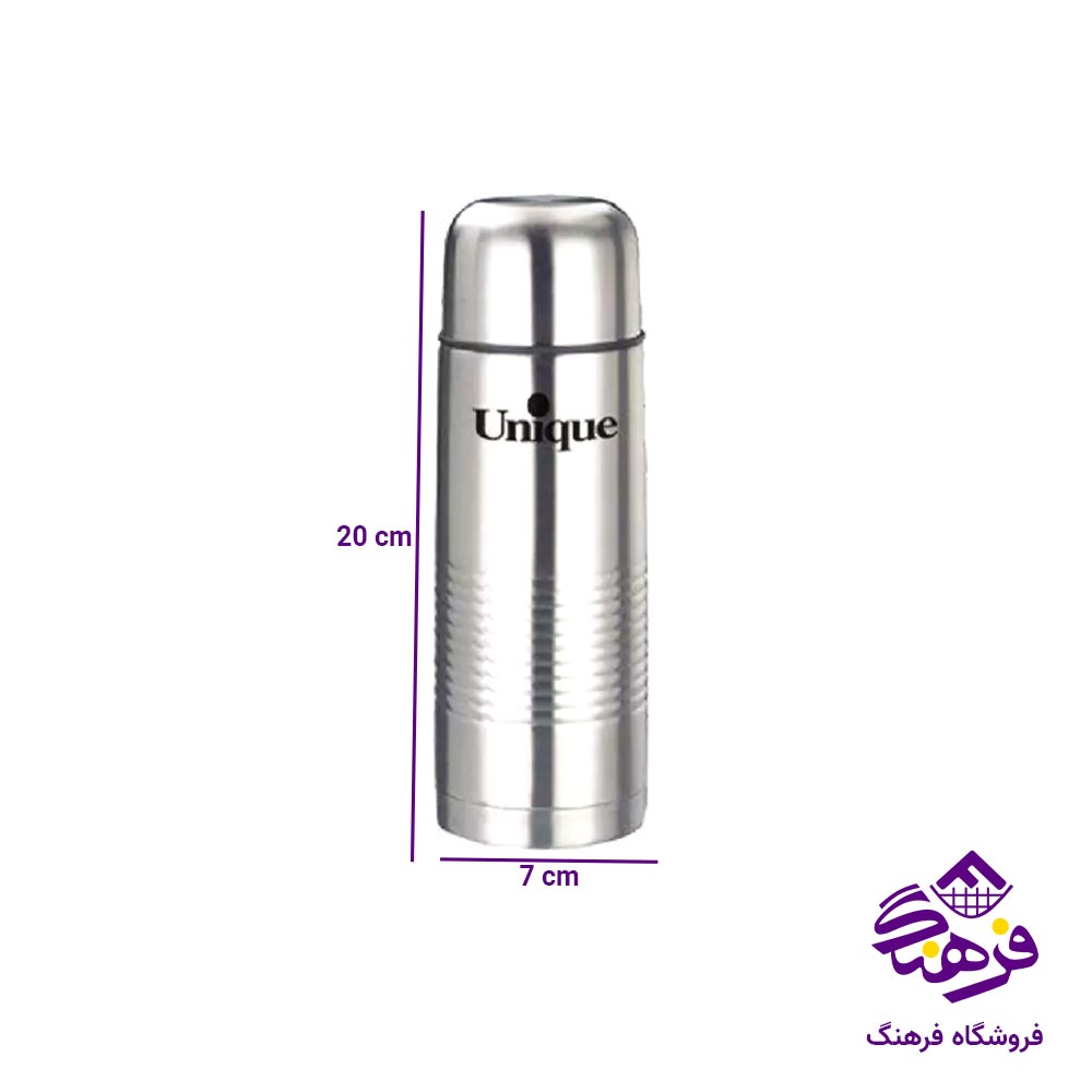 فلاسک یونیک قلمی استیل 0.35 لیتر کد 1846