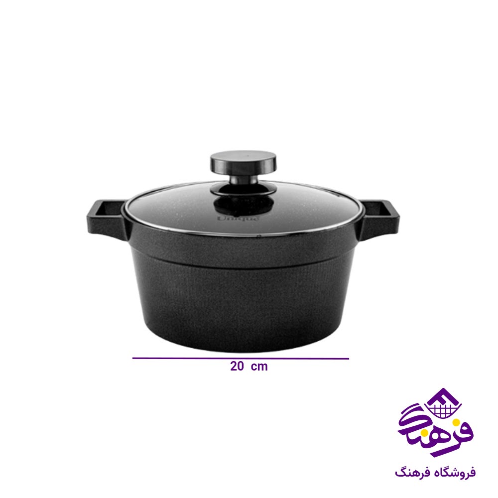 قابلمه گرانیت یونیک مدل دیاموند سایز 20 کد 8904
