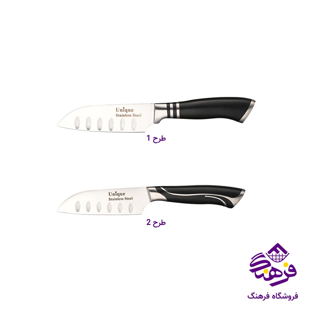 کارد آشپزخانه یونیک مدل سانتاکو سازی 4 کد 5524