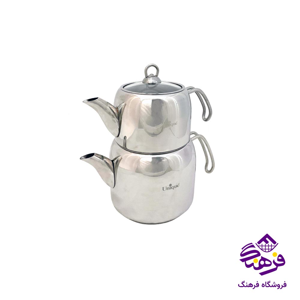 کتری قوری یونیک استیل 2.30 لیتر کد 7501