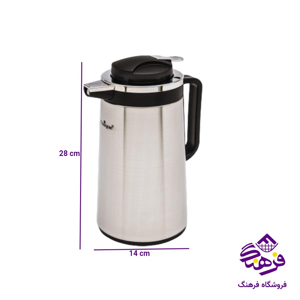 فلاسک یونیک استیل 1 لیتر 1802