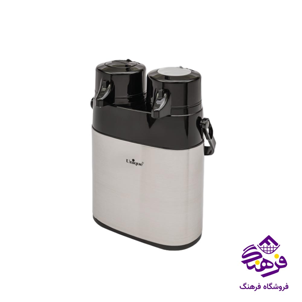 فلاسک دوقلو یونیک استیل 1.6 لیتر 9060