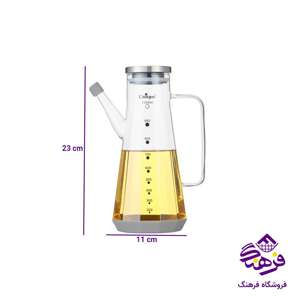 روغن ریز یونیک درب استیل 1000 میلی لیتر 2092