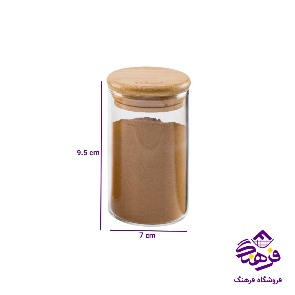 جا ادویه یونیک درب بامبو سایز 9.5 کد 1752