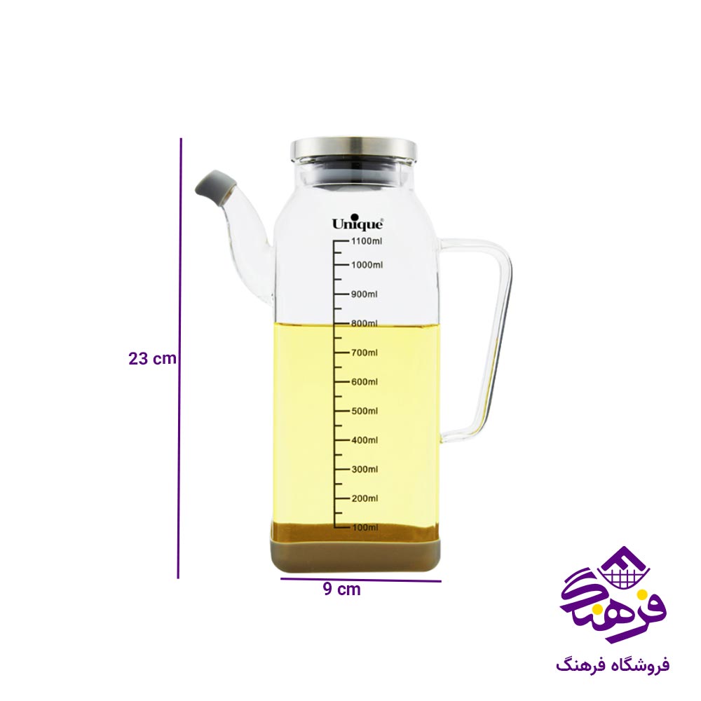 روغن ریز پیرکس یونیک درب استیل 1100 میلی لیتر 2032