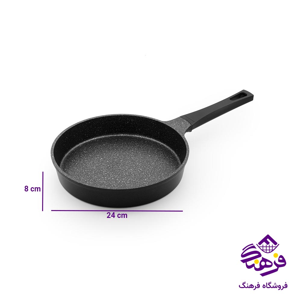 ماهیتابه یونیک تک دسته سایز 24 کد 8912