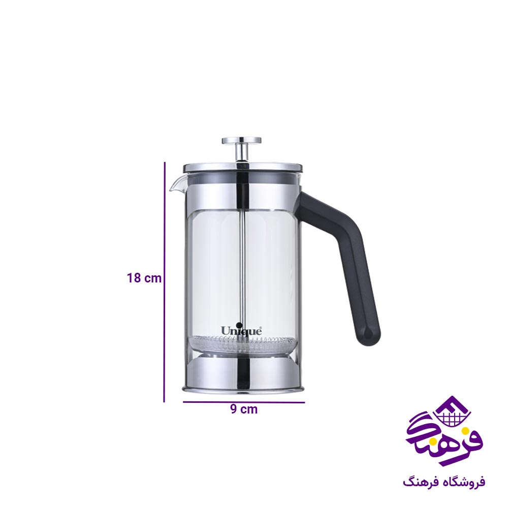 لیوان یونیک فرنچ پرس 600 میلی لیتر 3037