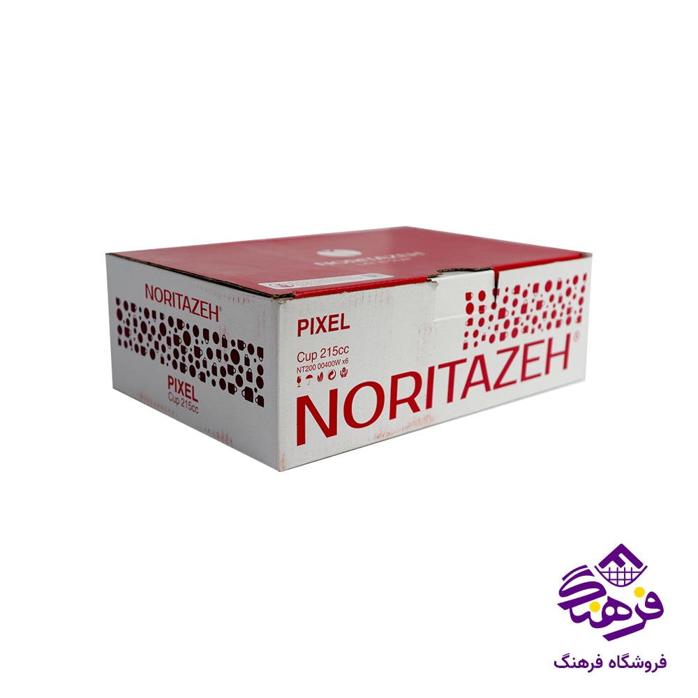 فنجان نوری تازه مدل پیکسل 215 (6 عددی)