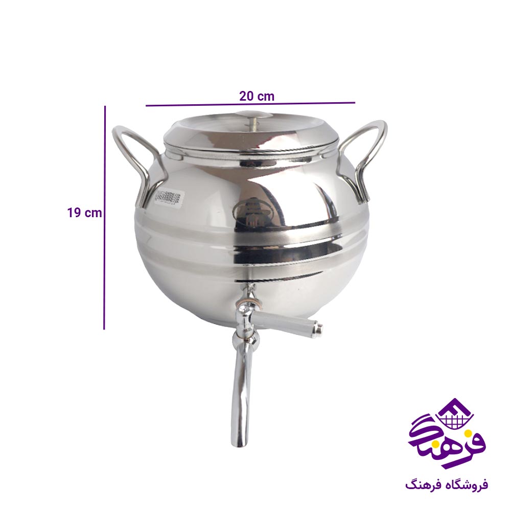 کتری قوری دسته استیل 112 FR