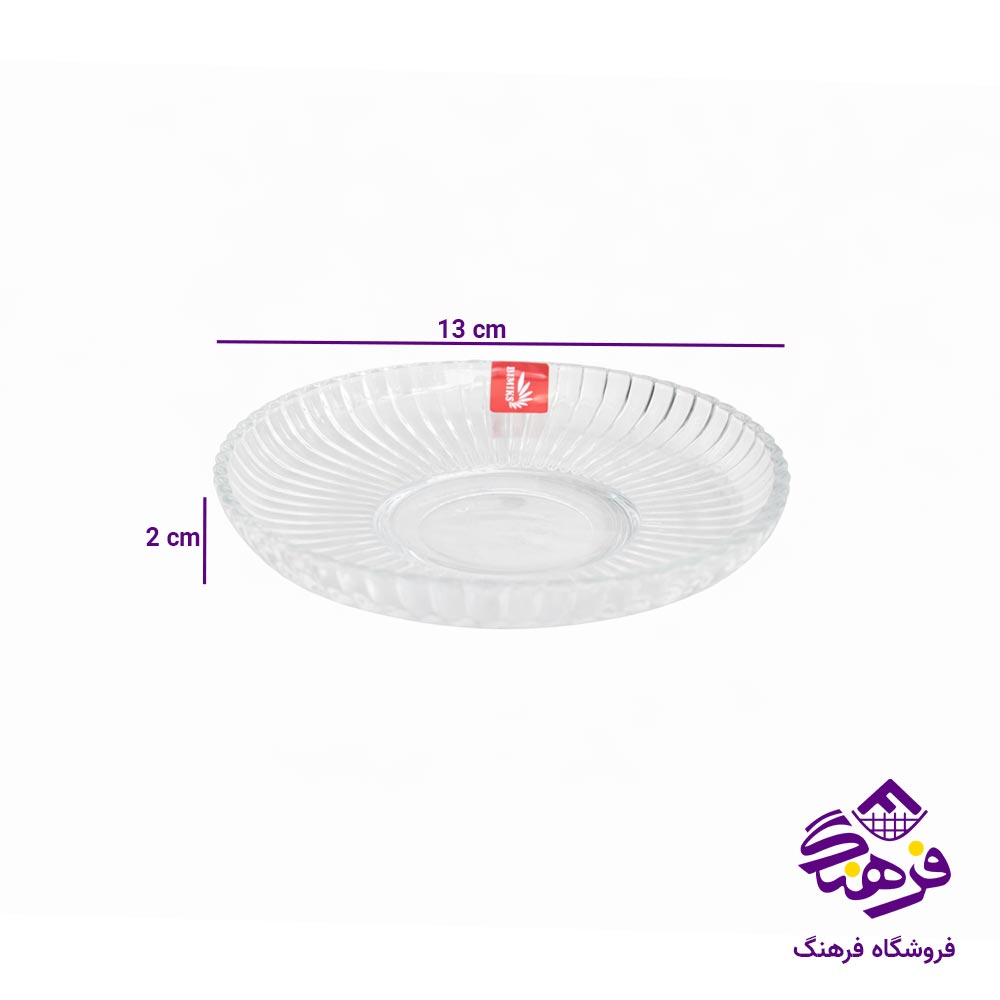 سرویس چای خوری بلور بیمیکس مدل پریمو (6 عددی)