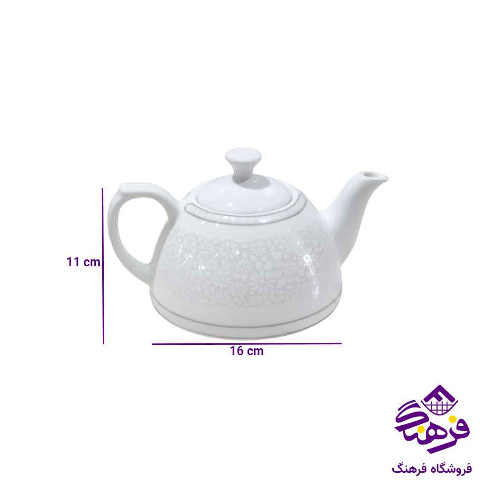 کتری قوری شیر دار دسته چوبی KST 3070 D