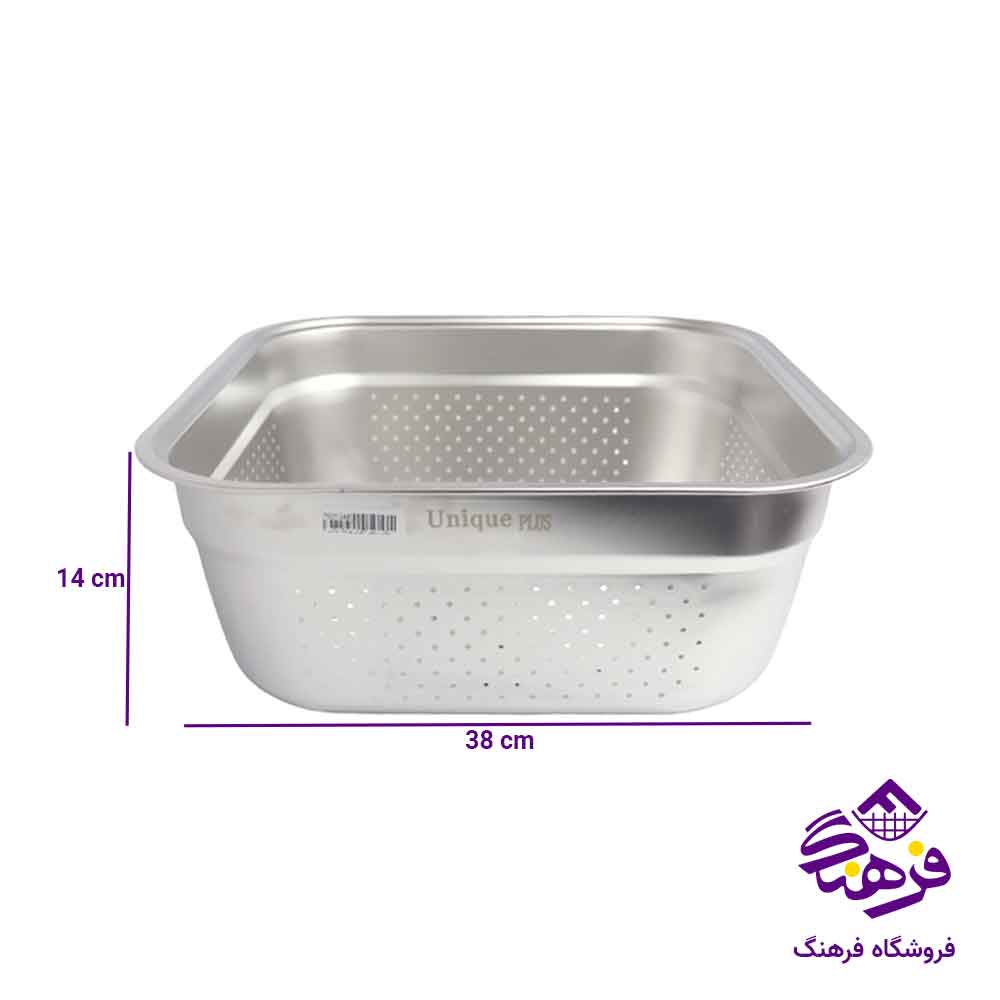 ابکش استیل 4 گوش یونیک پلاس 38