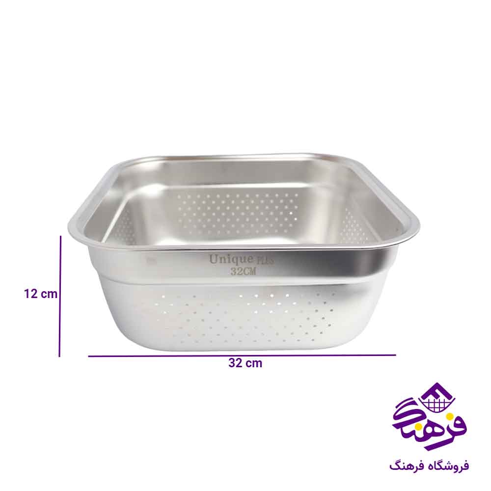 ابکش استیل 4 گوش یونیک پلاس 32