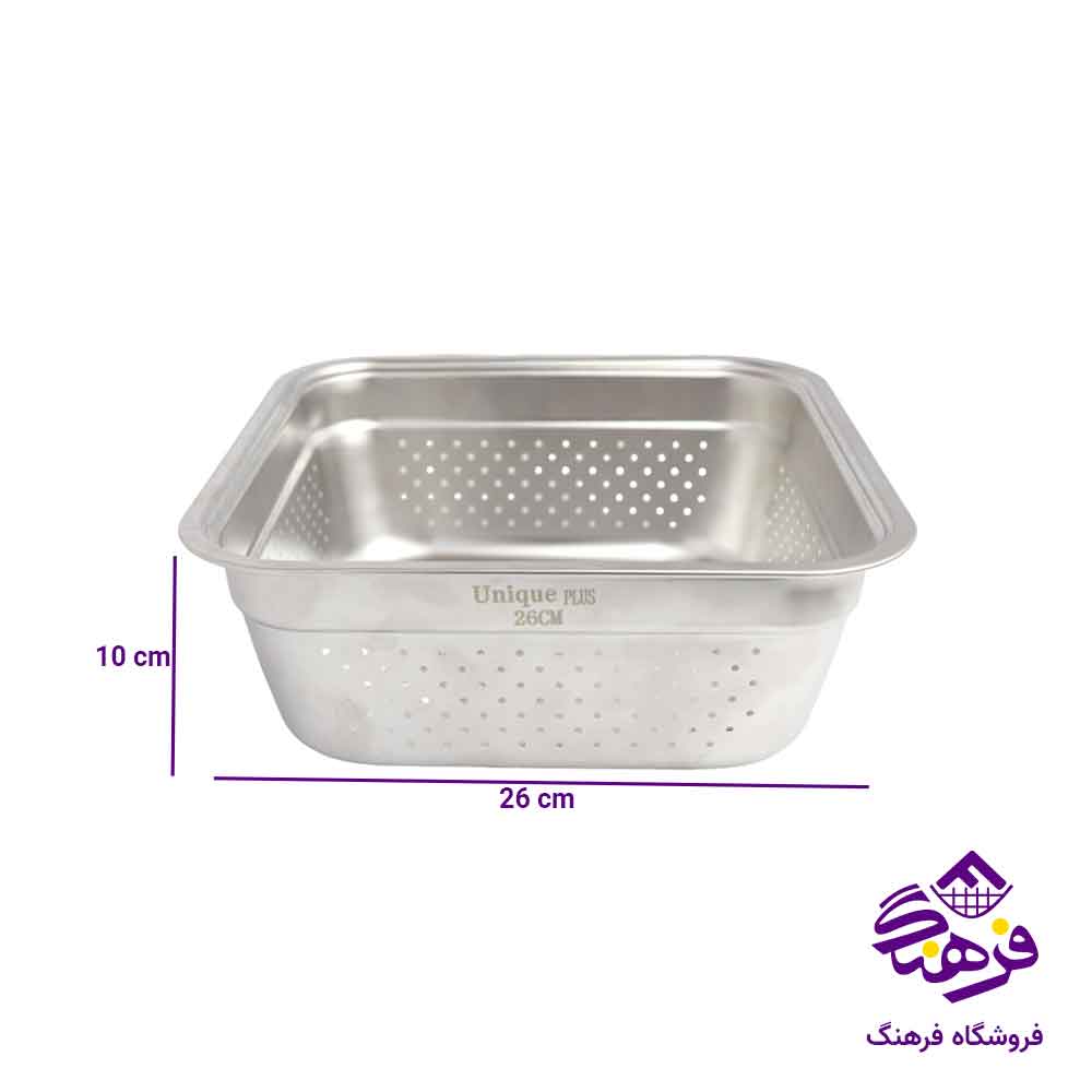ابکش استیل 4 گوش یونیک پلاس 26