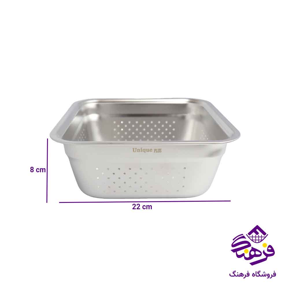 ابکش استیل 4 گوش یونیک پلاس 22