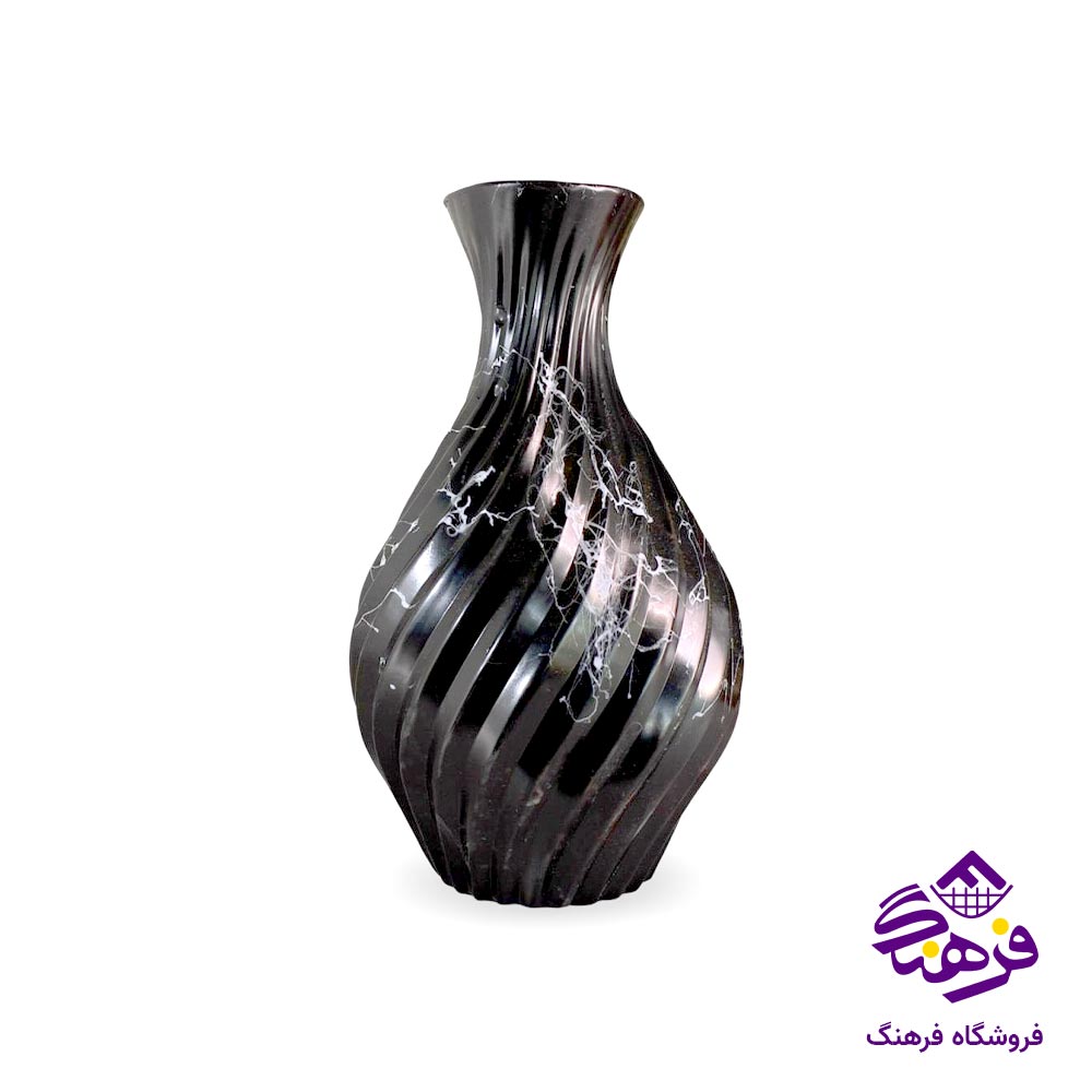 گلدان شیشه ای لوچیا ماربل جام سازان