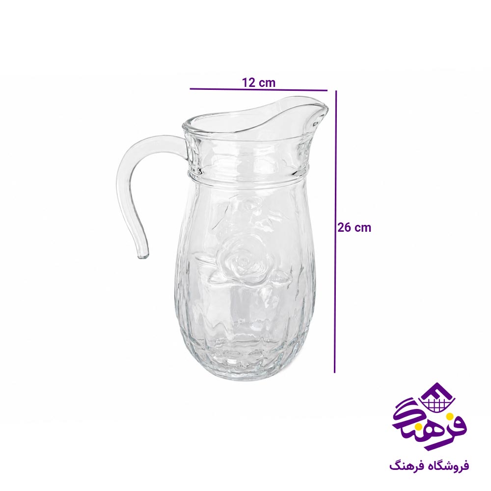 سرویس جام و گیلاس و نیم یک بلور کاوه مدل رزا