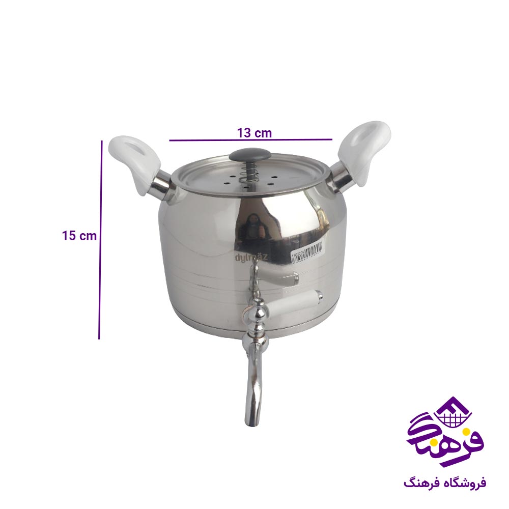 کتری قوری شیردار نفیس فلور