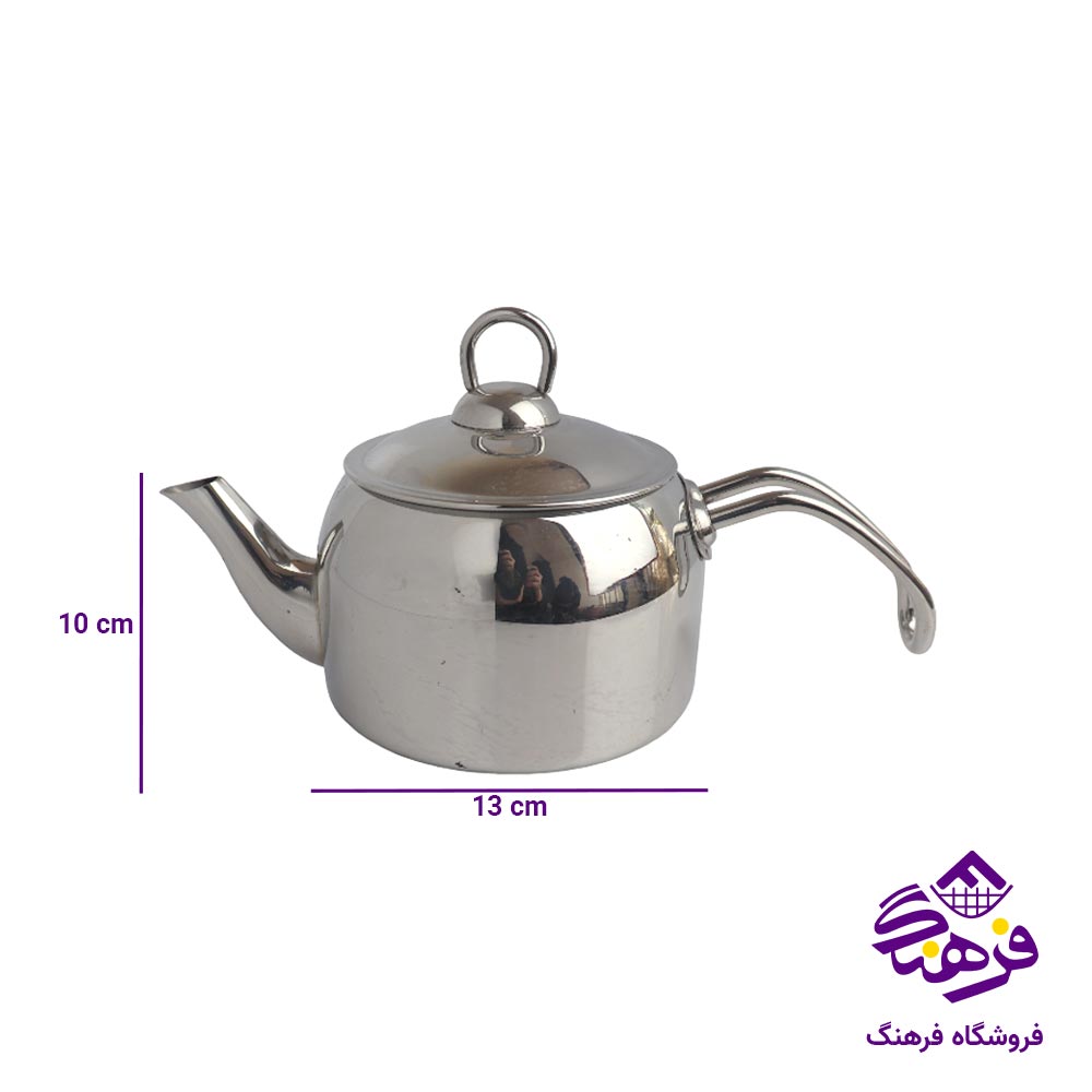 کتری قوری نفیس استوانه ای قوری استیل