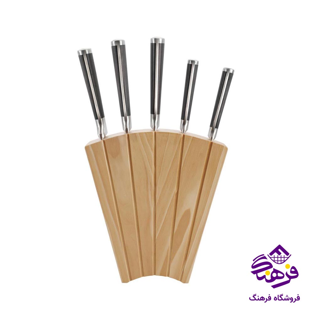 ست کارد و ساطور 6 پارچه برلینتون KWB 28