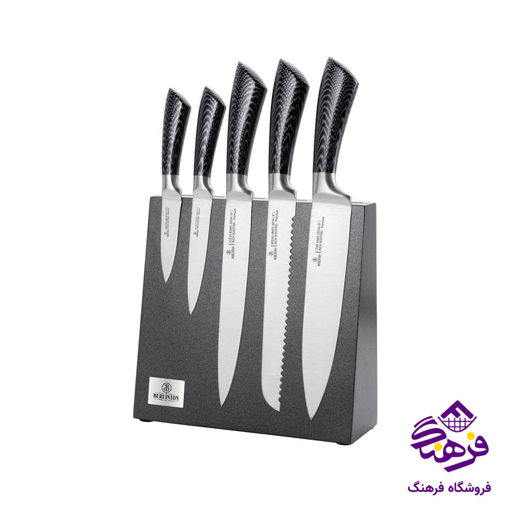 ست کارد و ساطور 6 پارچه برلينتون KWB 30