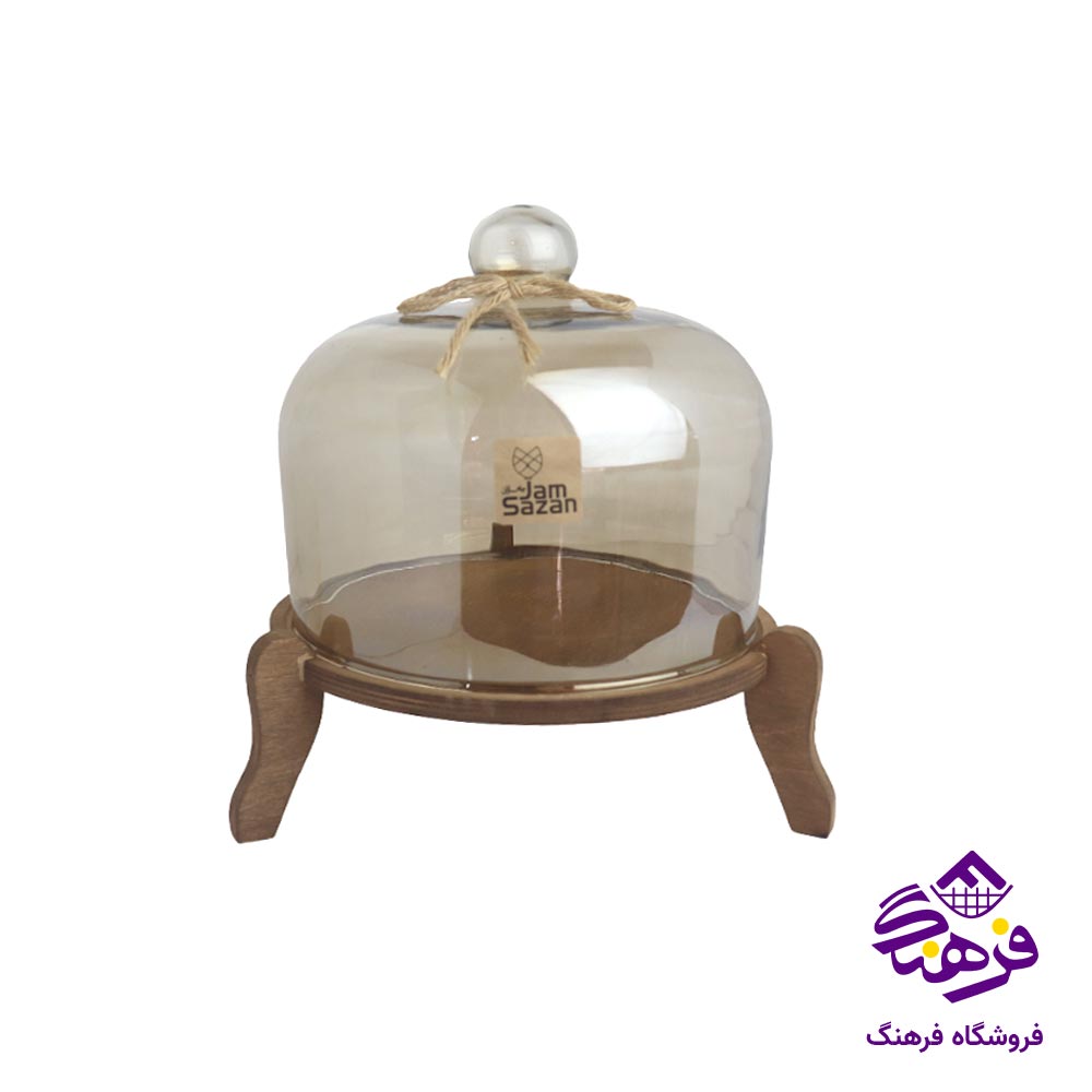 کاپ کیک جام سازان مدل شامپاین پایه چوبی سایز 25