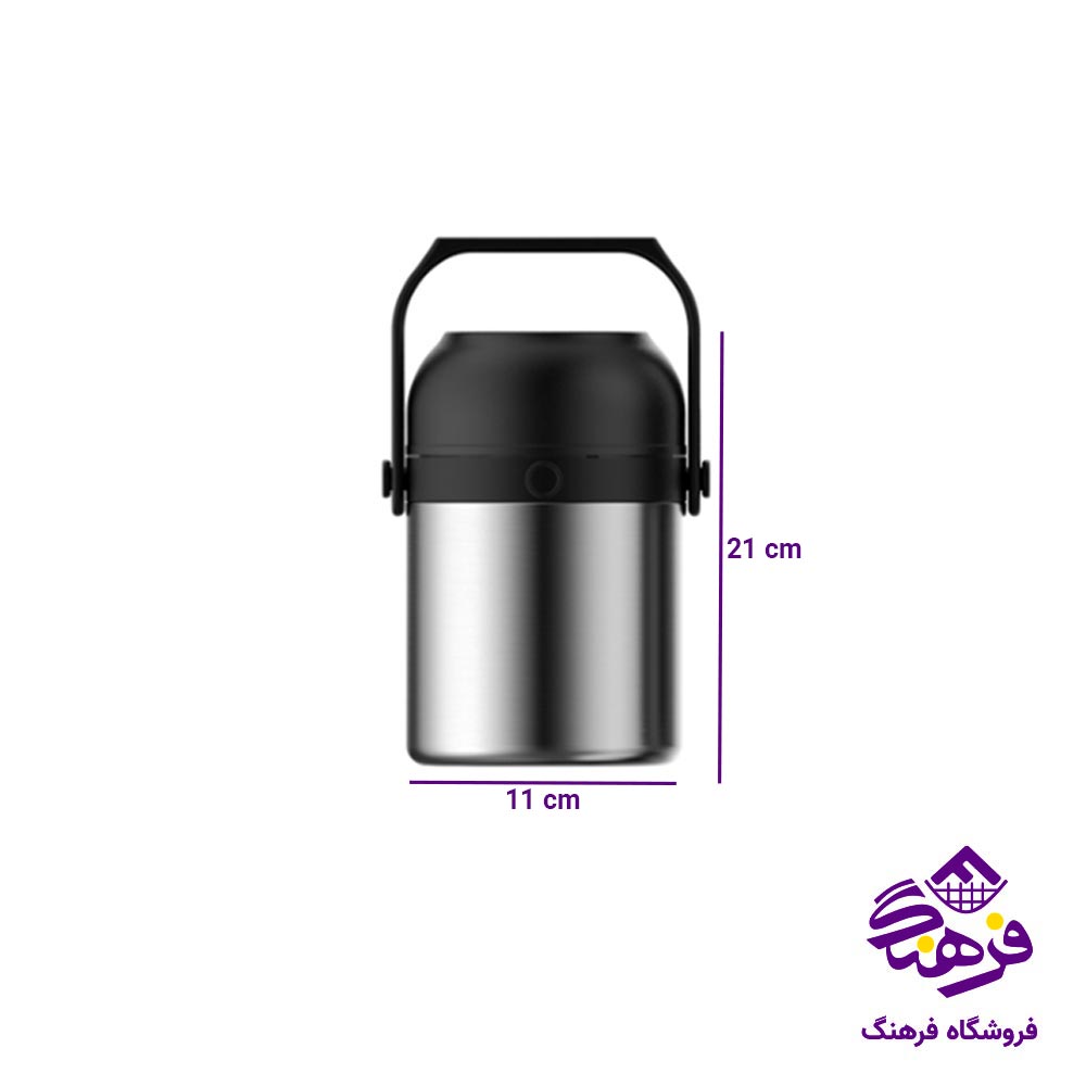 ظرف غذا یونیک استیل 1.2 لیتر 1807