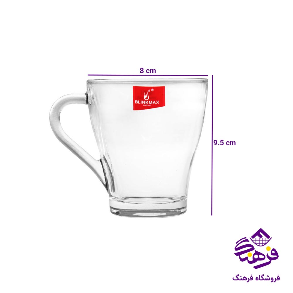 لیوان بلینک مکس مدل شلغمی 21 (6 عددی)