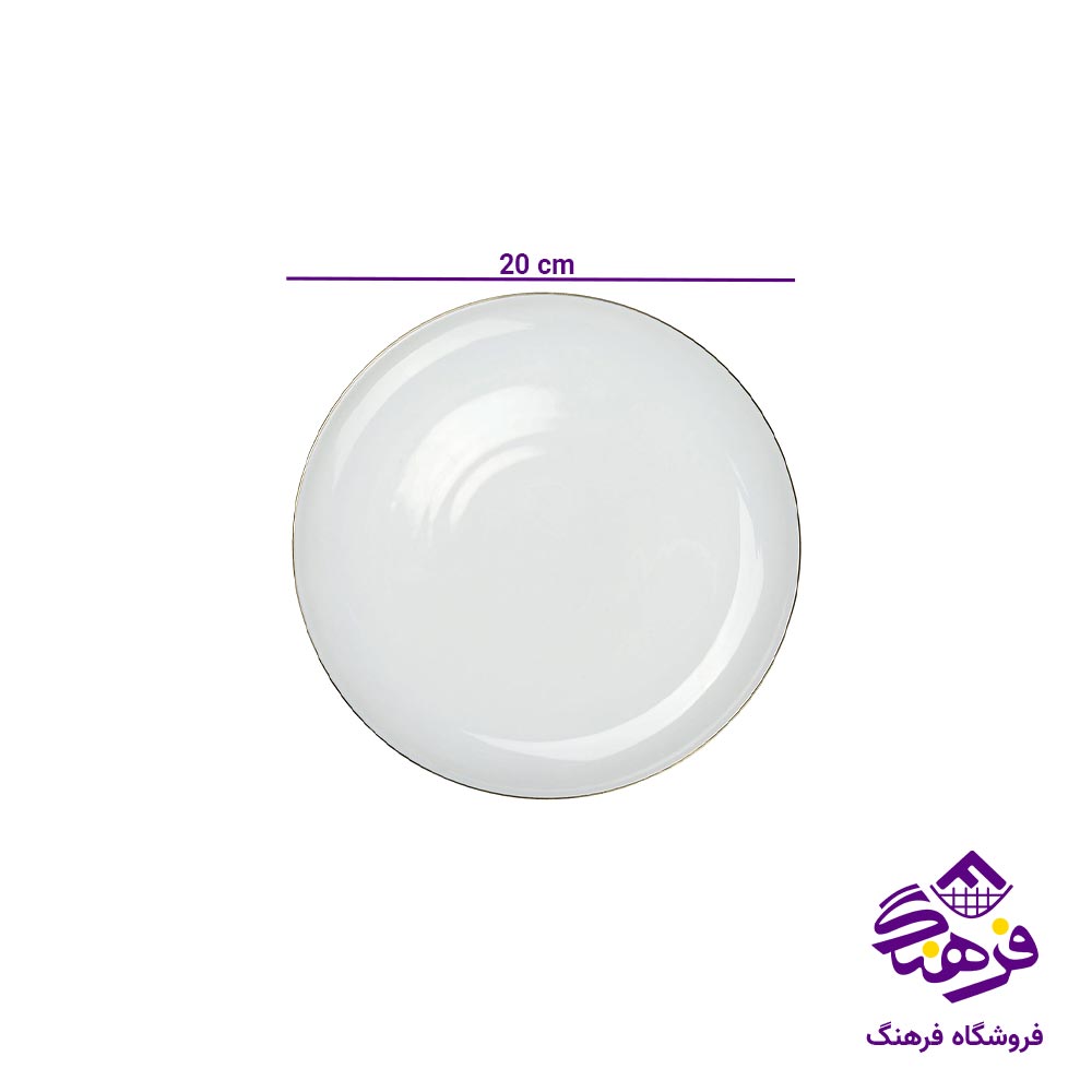 پیش دستی گلدن اپال مدل دیوالی لب طلا نیو (6 عددی)