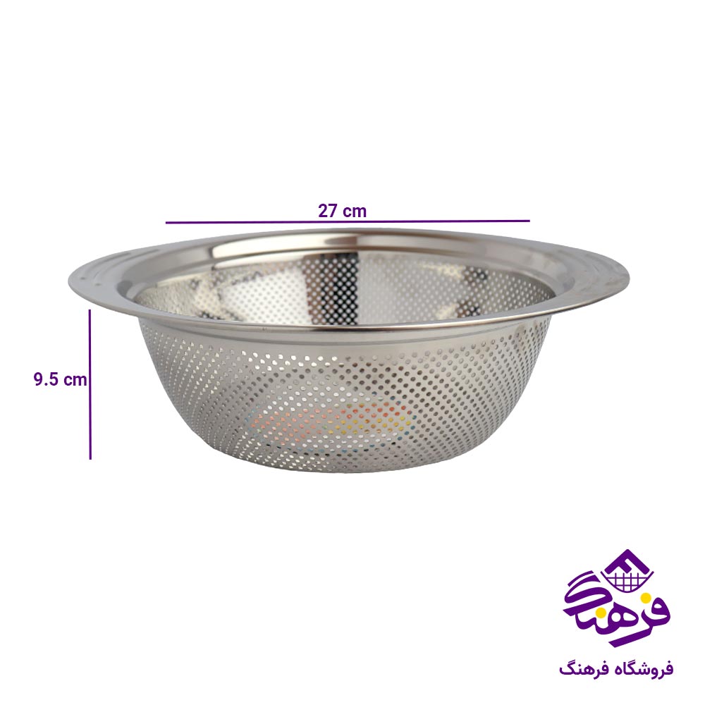 ابکش بیضی استیل شوالیه سایز 27