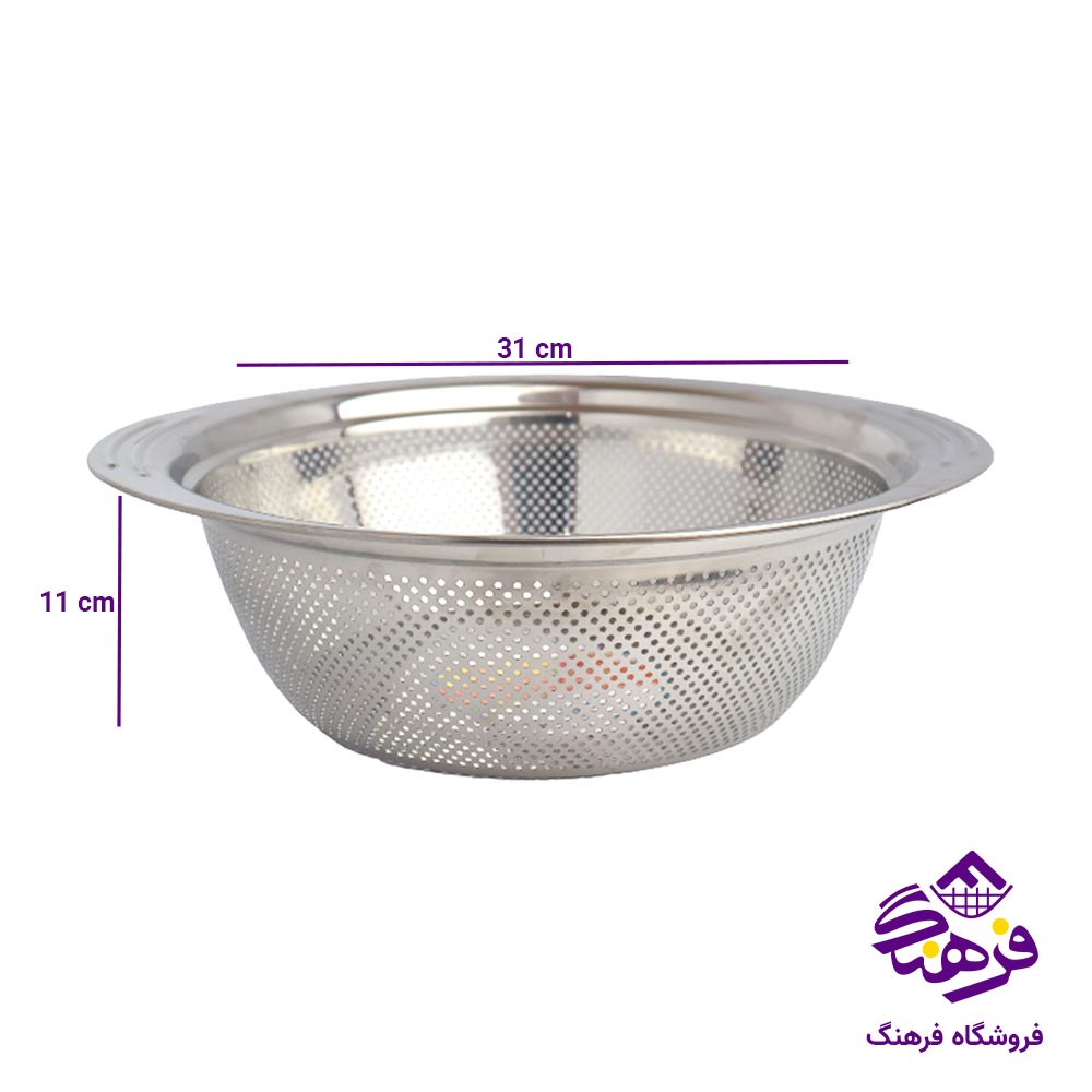 ابکش بیضی استیل شوالیه سایز 31
