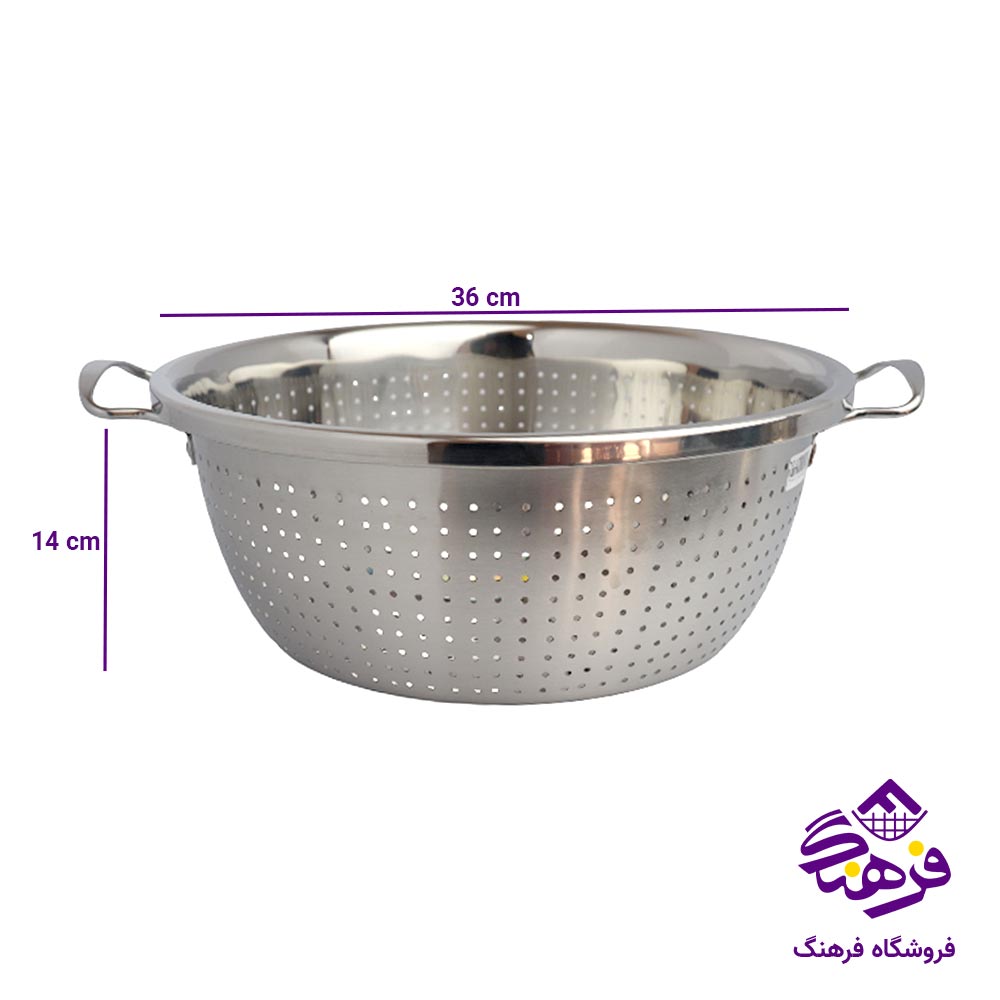 ابکش استیل دسته دار شوالیه سایز 36