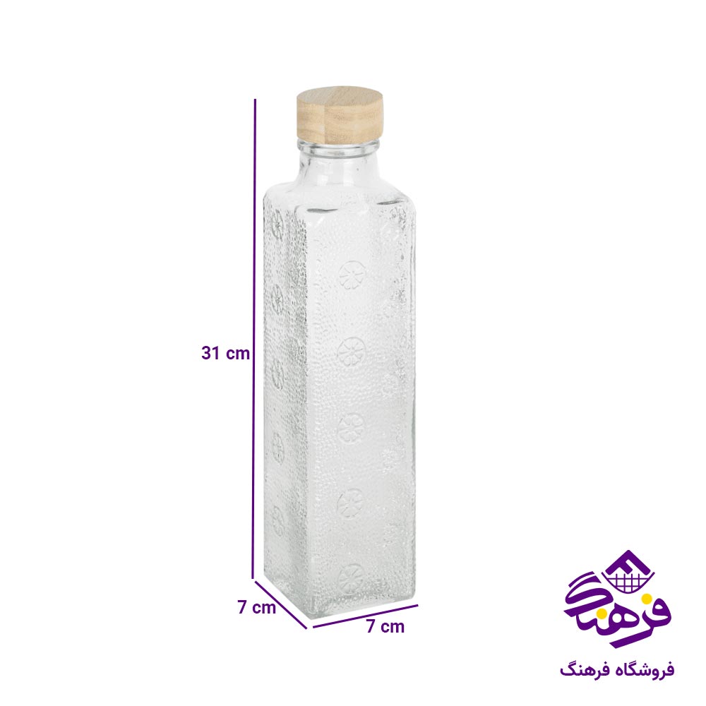 بطری زیباسازان مدل پرتقال مربع 12311