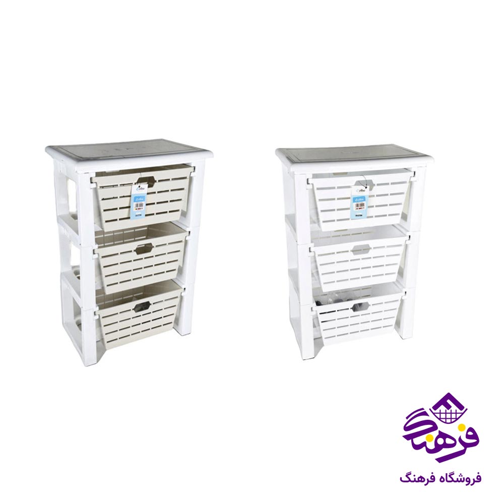 سبد سیب زمینی و پیاز زیباسازان مدل کابان 3 طبقه 37004