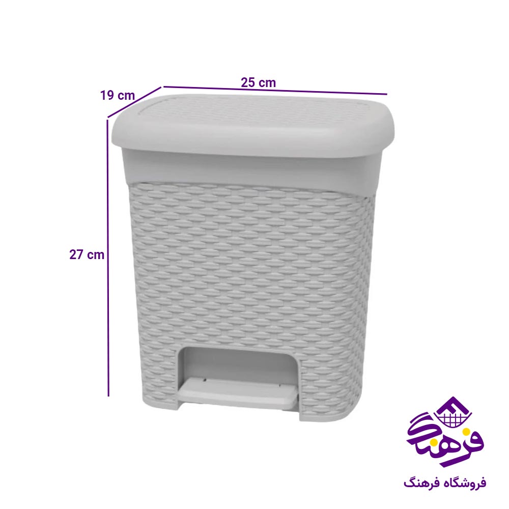 سطل پدالی ایکی هوم 6 لیتر 1406