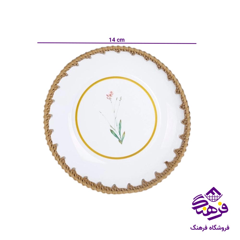 سینی گرد زیباسازان مدل سمفونی سایز 3 کد 51258