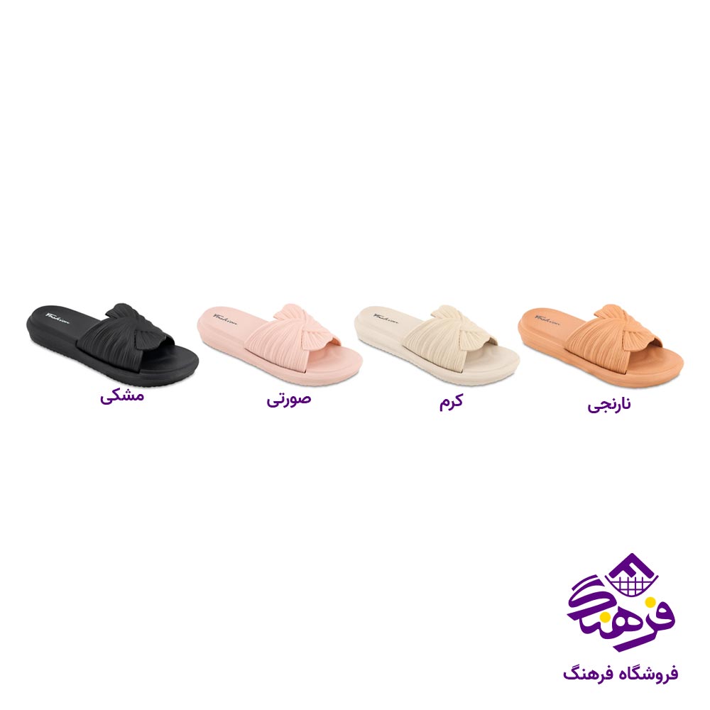 دمپایی زنانه پایون مدل پیچک