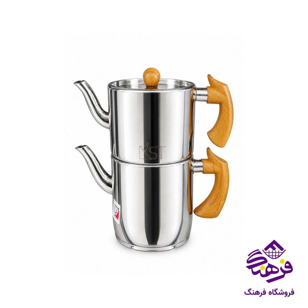 کتری قوری ژمبو X دسته چوبی KST 2034 D