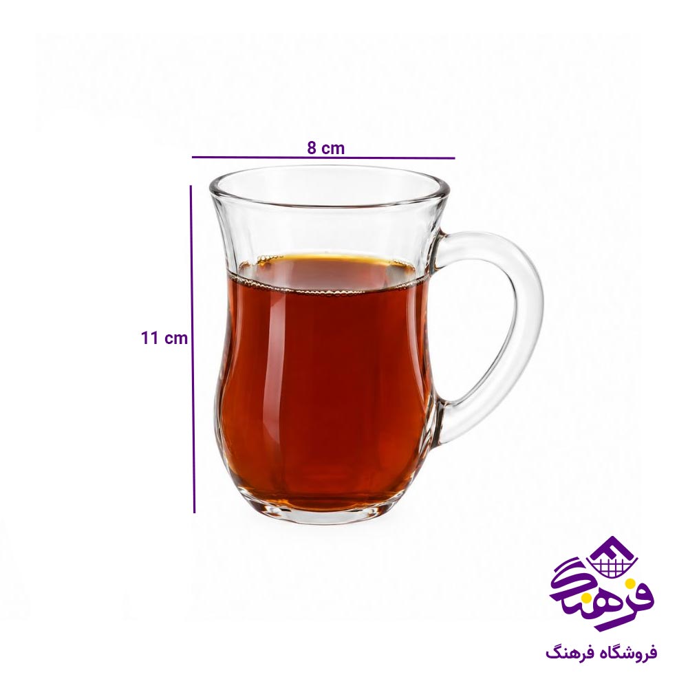 ماگ بلور کاوه مدل نیکا (2 عددی)