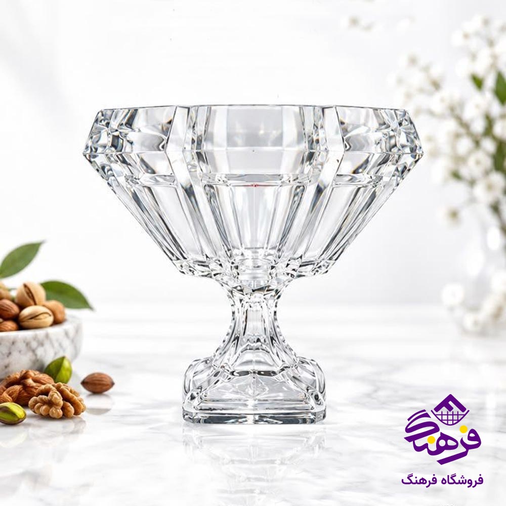 کاسه اجیل خوری پایه دار نوری تازه مدل کوارتز 23172200