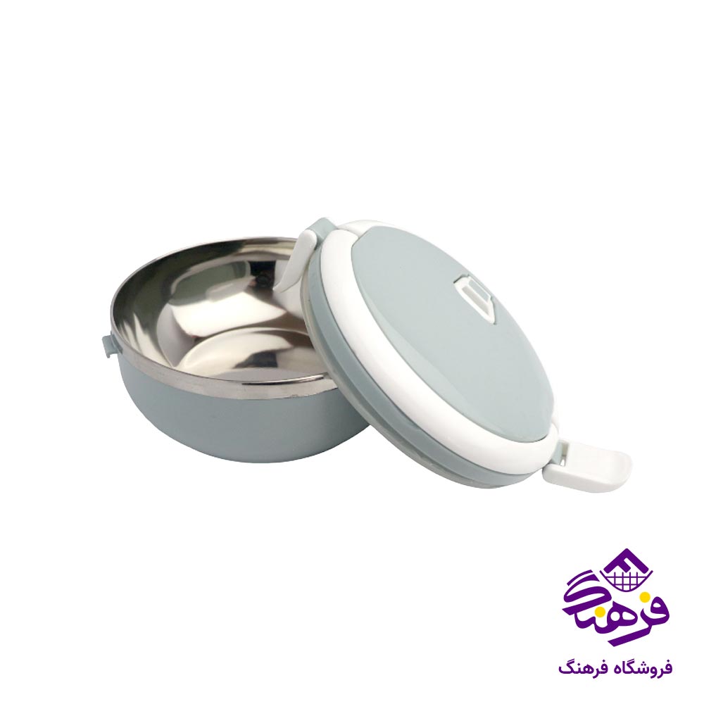 ظرف غذا گرد داخل استیل 1 طبقه 1.20