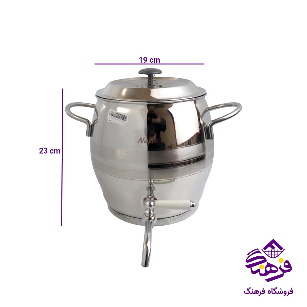 کتری قوری استیل دیاموند نفیس 3020