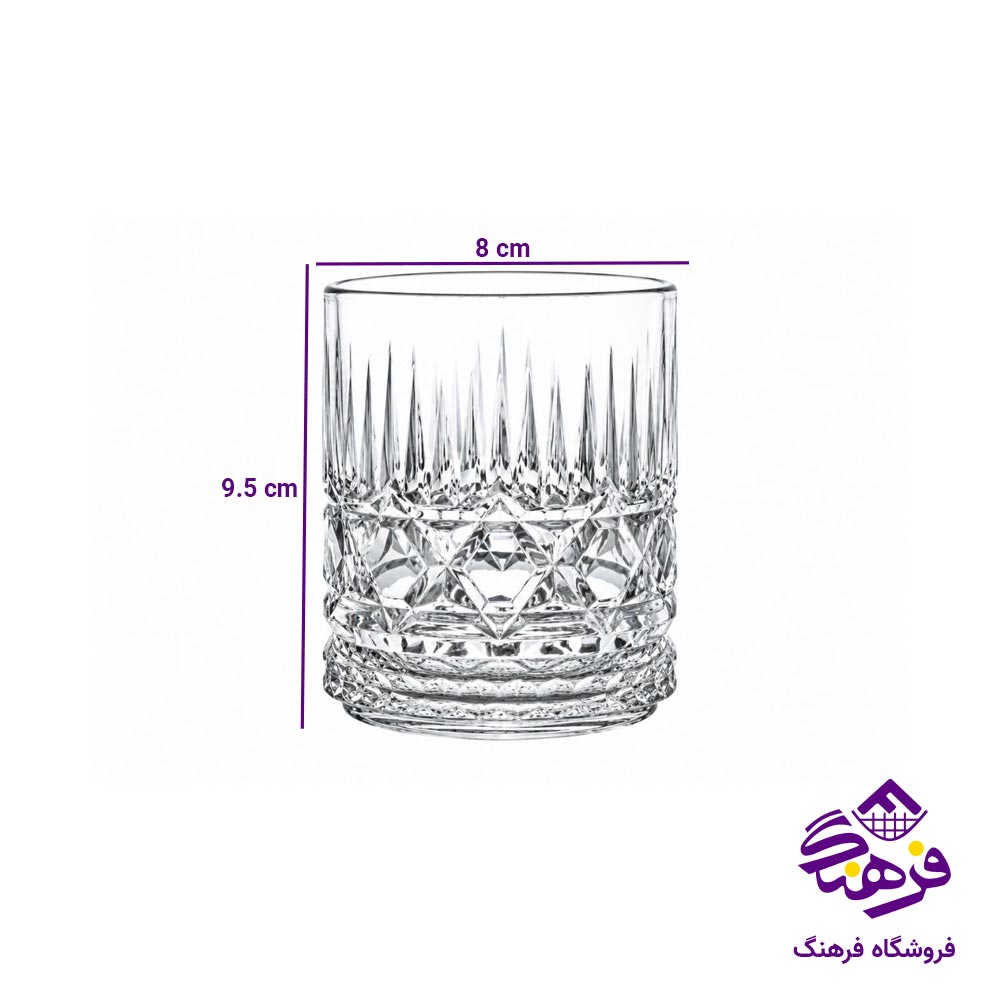 لیوان کوتاه نوری تازه مدل استلا 330 (6 عددی)