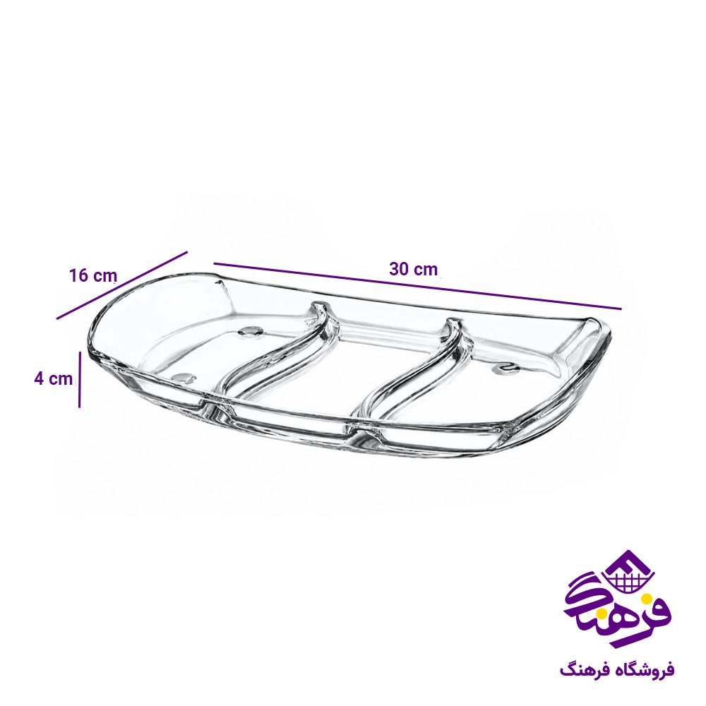 اردو خوری بیضی متوسط نوری تازه مدل مونو 3 خانه