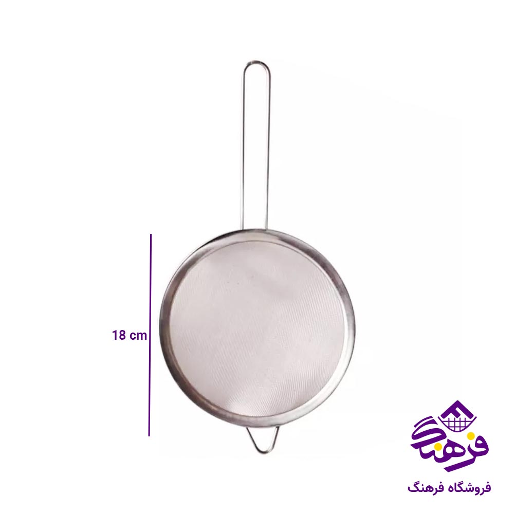 صافی استیل دسته دار 18