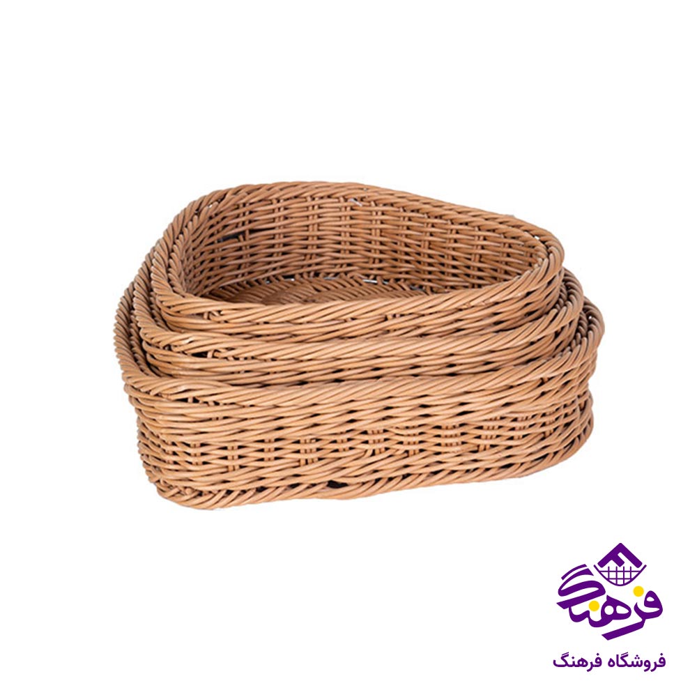 سبد بافت زیباسازان مدل ریناس 51080 (3 سایز)