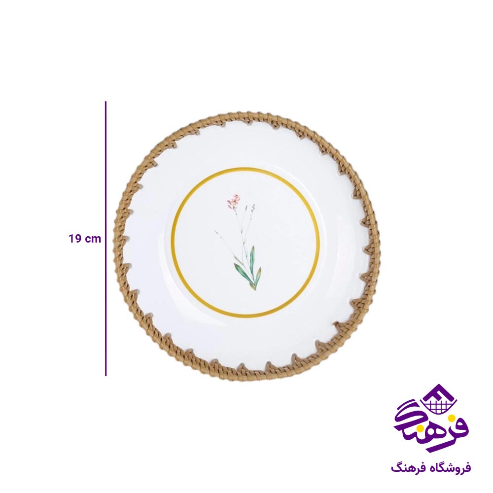 سینی گرد زیباسازان مدل سمفونی کرد سایز 2 کد 51257
