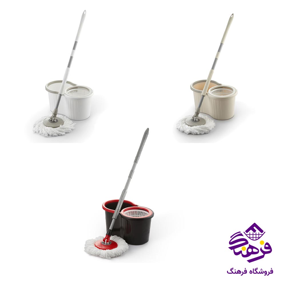 سطل و تی چرخشی مهسان مدل دلفین 20216